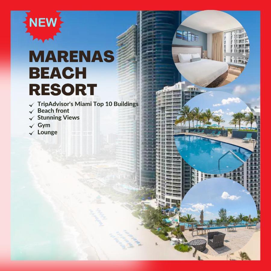 شقة Sunny Isles 1Bdr Sea View And Pool ميامي بيتش المظهر الخارجي الصورة